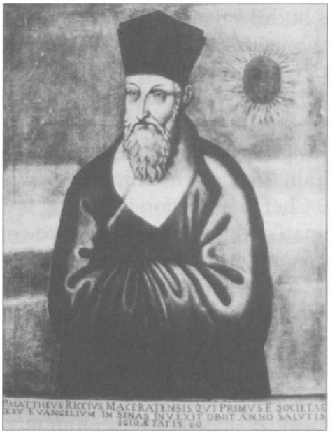 Astrónomo Matteo Ricci, retrato Astrónomo Matteo Ricci, retrato