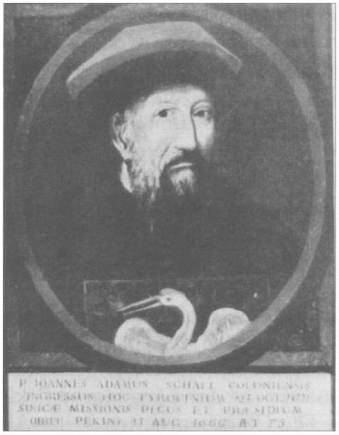 Astr�nomo Adam Schall, retrato