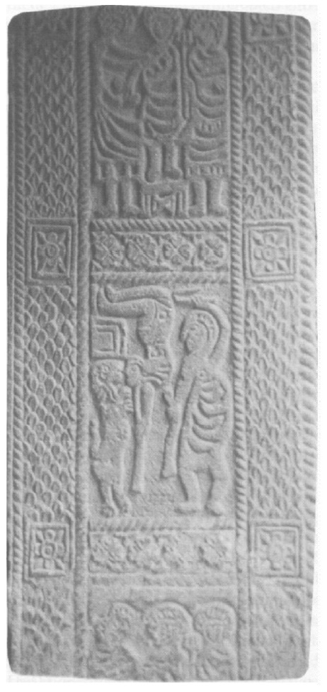 Spanien Asturias:
Relief mit FAKE-Märtyrerwunder aus dem
FAKE-Mittelalter Spanien Asturias: Relief mit
FAKE-Märtyrerwunder aus dem FAKE-Mittelalter