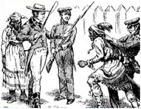 Nativos americanos
                en los "EUA": Los seminolas, arresto de
                Osceola