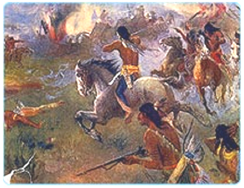 Les autochtones dans la prairie ("USA"):
                La bataille des Sioux contre les envahisseurs criminels
                "chr�tiens" en 1862
