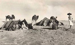 Tents of Bedouins in 1915