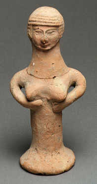 Figurine of Astarte: Breasts in their hands
                    3, finding place: Lachish