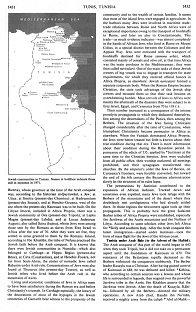 Encyclopaedia Judaica 1971: Tunisia, vol.
                        15, col. 1431-1432