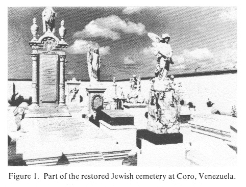 Encyclopaedia Judaica
                  (1971): Venezuela, Band 16, Kol. 91, j�discher
                  Friedhof in Coro
