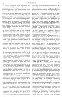 Encyclopaedia Judaica (1971):
                        Anti-Semitism, vol. 3, col. 107-108