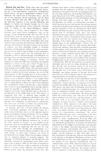 Encyclopaedia Judaica (1971):
                        Anti-Semitism, vol. 3, col. 125-126