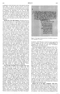 Encyclopaedia Judaica (1971): Berlin, vol. 4,
                      col. 643