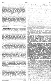 Encyclopaedia Judaica (1971): Italy, vol. 9,
                    col. 1141-1142