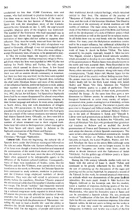 Encyclopaedia Judaica 1971: Spain, vol.
                          15, col. 241-242