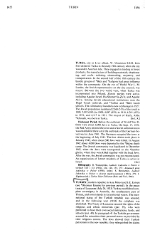 Encyclopaedia Judaica 1971: vol. 15,
                            col. 1456