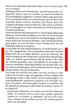 Nechama Tec: Buch: Bewaffneter Widerstand,
                        S. 63