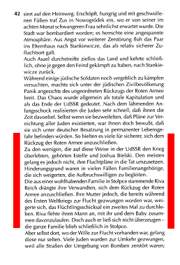 Nechama
Tec: libro: Bewaffneter Widerstand (Resistencia
armada), p. 42 (01) Nechama Tec: libro: Bewaffneter Widerstand
(Resistencia armada), p. 42 (01)