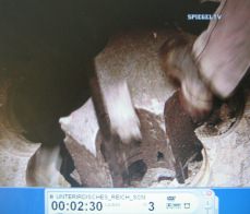 The drilled hole is pushed open 03