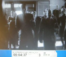 Nazi leadership meeting,
                        walking to the conference