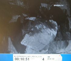 Forced laborers at Kahla 05:
                          the stone is falling