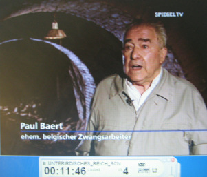 Walpersberg near Kahla 02, Paul Baert is
                    telling giving his testimony