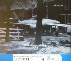 Walpersberg near Kahla 06: jet fighter
                          ME262 production, sight from the side