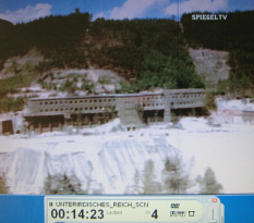 Walpersberg near Kahla 15: air foto of
                            1945 of the bunkered entrances