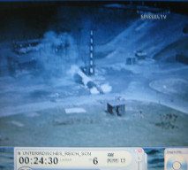 Rocket
                          V2, liftoff failure 03, the rocket is striking
                          on the ground