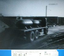 Two British Tallboy bombs on a lorry