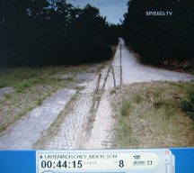 Chemical plant of
                        Falkenhagen 02, railway track with forest aisle
