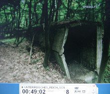 Chemical plant of Falkenhagen 14,
                          entrance to a corridor half underground