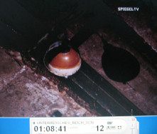 Road tunnel system of Berlin 07,
                          old lamp