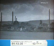 Salt mine of Kaiseroda 02: film, view of
                          Kaiseroda (or Merkers?) in Thuringia