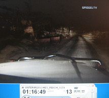 Salt mine of
                          Kaiseroda 18, the runway with old wagons
                          aside