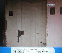 Obersalzberg-Berghof 32, Bormann's
                          bunker, tiled corner