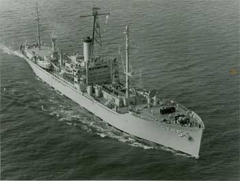 USS Liberty before
                        the attack of 8 June 1967