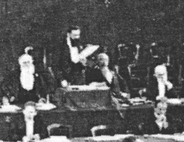 Encyclopaedia Judaica (1971): [[racist]] Zionism,
                  vol. 16, col. 1169-1170: the Second [[racist]] Zionist
                  Congress in Basle, 1898. [[Racist]] Theodor Herzl is
                  speaking. Courtesy Central Zionist Archives,
                  Jerusalem