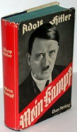 Hitler book "My
                    Fight" (“Mein Kampf”) from 1923