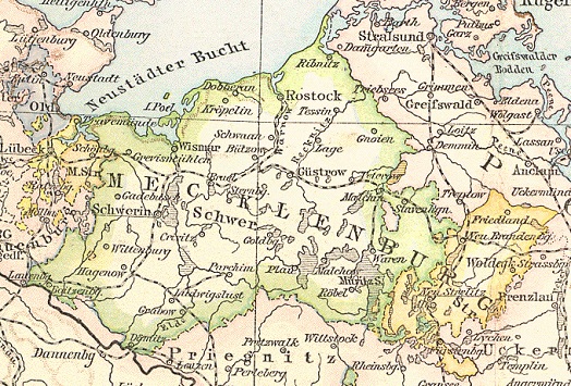Mapa de
                    Mecklemburgo