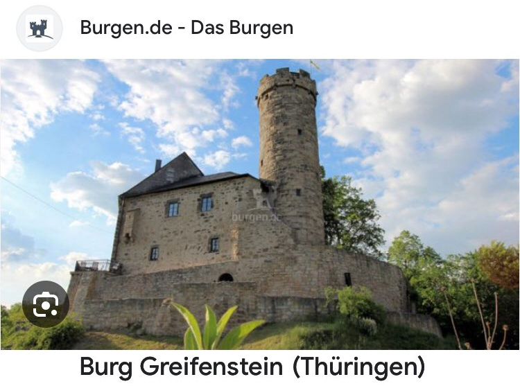 in Th�ringen wurden haufenweise
                    Jesus-Fantasie-Burgen gebaut, z.B. die Burg
                    Greifenstein
