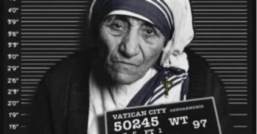 The FAKE nun Mother Teresa from
                Vatican City, she was No. 50245