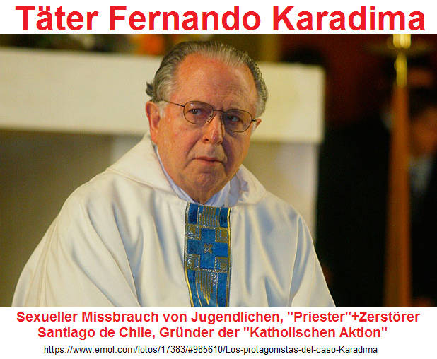 Raubtier und Vergewaltiger-Priester
                    Karadima, Portrait