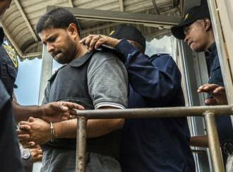 Elvin Taveras Dur�n, ein schwuler
                      Vergewaltiger-Priester in Santo Domingo in der
                      Dominikanischen Republik, festgenommen 2017