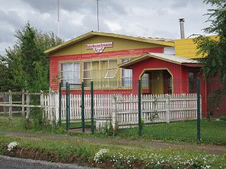 Temuco Cholchol, Wohnhaus von Mapuches 01