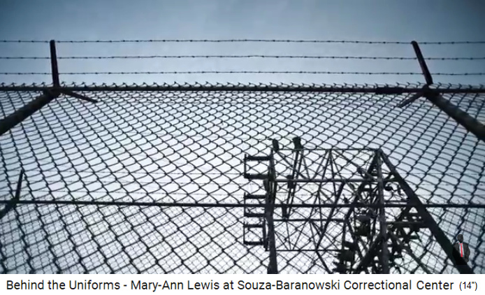 Hochsicherheitsgef�ngis Souza-Baranowski in
                Lancaster (Massachusets), Zaun