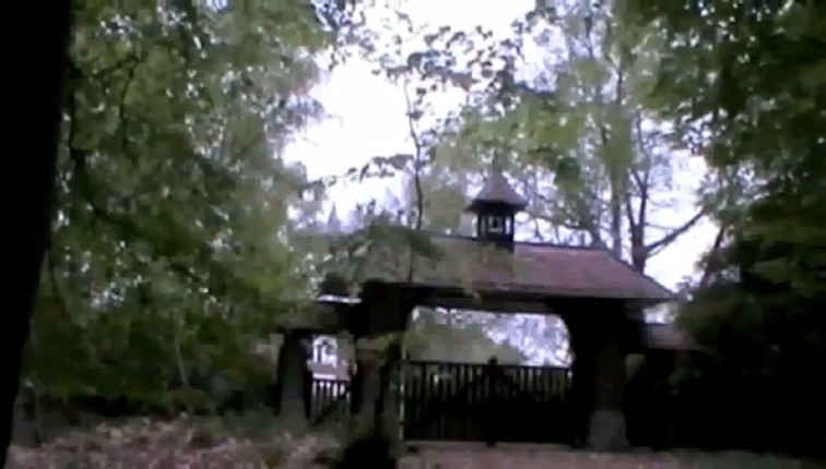 Castle in the forest near Holten
                (Holland), the entrance gate