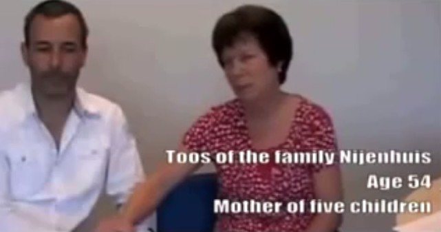 Victim and witness Toos
                Nijenhuis, 54 years old, with her partner Casper