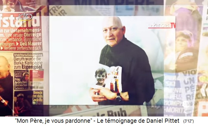 Daniel Pittet in Le Parisien - Book by Daniel
                Pittet "Father I forgive you" (original
                French: "Mon p�re je vous pardonne")