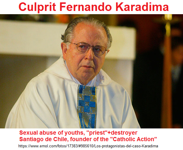 Animal rapist gay priest
                  Karadima with sexual abuse of youths