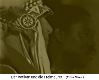 Religionstreffen von Assisi am 27. Oktober
                    1986, ein Ureinwohner aus den "USA"