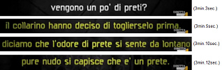 La conversacin con un
                                      portero de la sauna gay sobre
                                      sacerdotes gays estriles del
                                      Vaticano que visitan la sauna