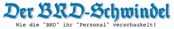 BRD-Schwindel online, Logo BRD-Schwindel
online, Logo