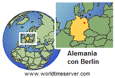 Mapa de Alemania
            con Berln