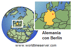 Mapa de Alemania
            con Berl�n
